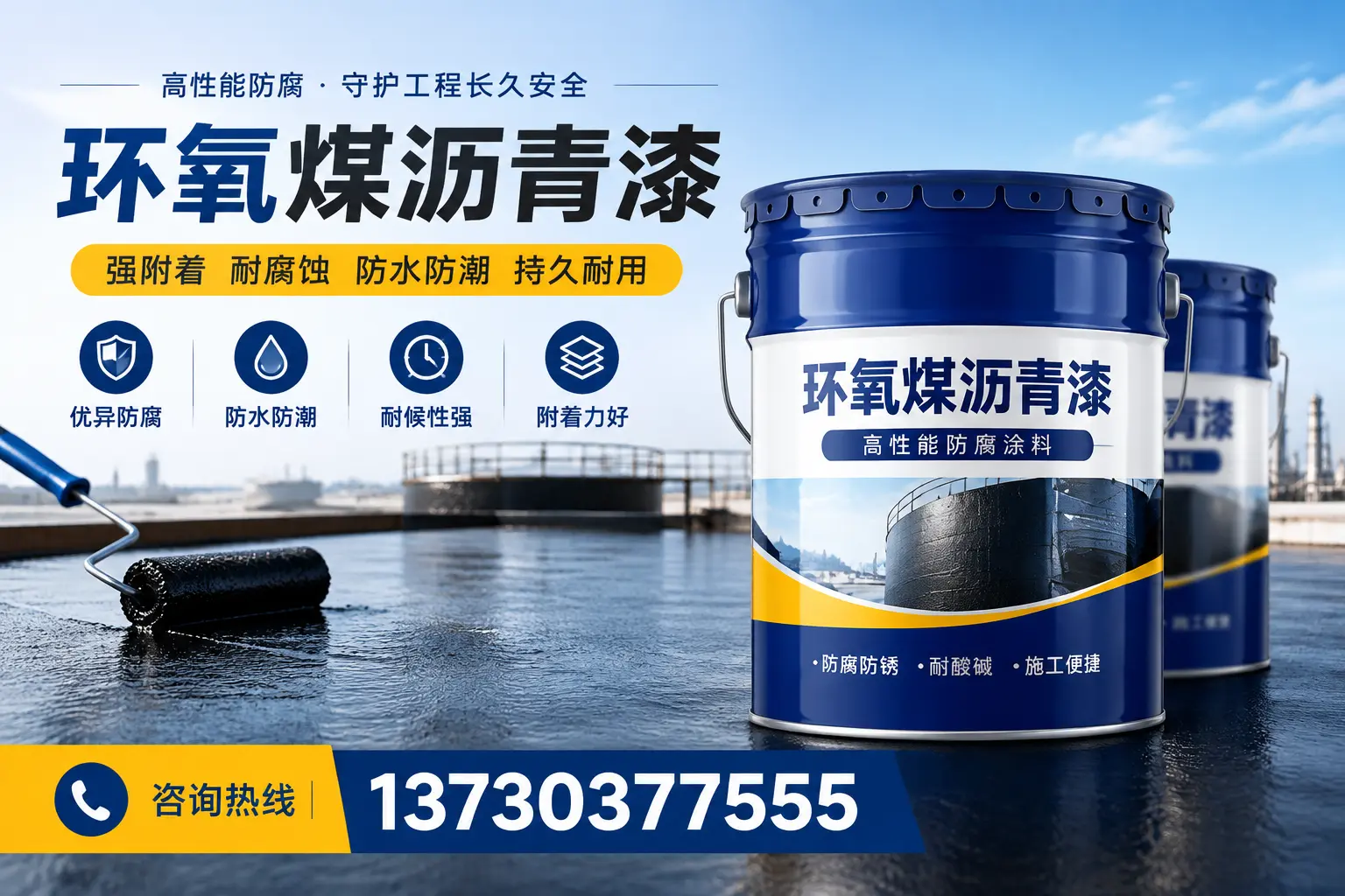 如何判断环氧煤沥青漆的质量？卢龙消费者指南